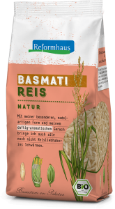 Basmati Reis Natur : Reformhaus Produkt Packshot