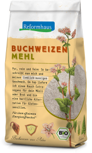 Buchweizen-Mehl : Reformhaus Produkt Packshot