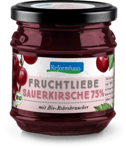 Fruchtliebe - Sauerkirsche : Reformhaus Produkt Packshot