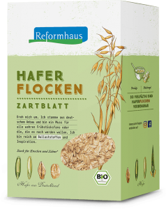 Haferflocken : Reformhaus Produkt Packshot