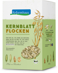 Kernblatt-Flocken : Reformhaus Produkt Packshot