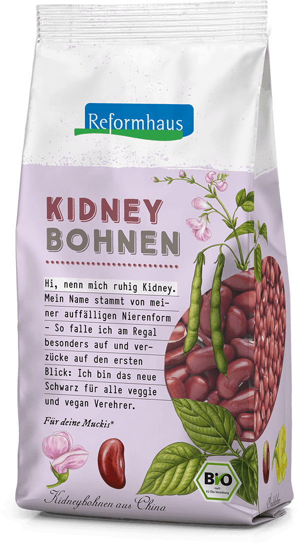 Kidney Bohnen - fein : Reformhaus Produkt Packshot