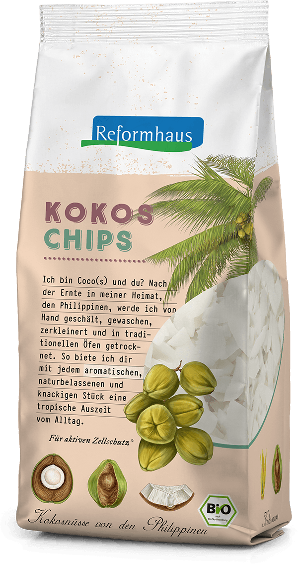 Kokoschips : Reformhaus Produkt Packshot