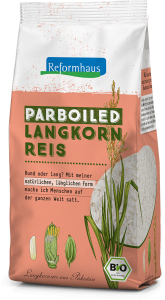 Parboiled Langkornreis : Reformhaus Produkt Packshot