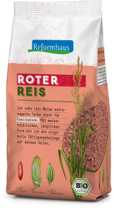 Roter Reis : Reformhaus Produkt Packshot