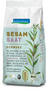 Sesamsaat Schwarz : Reformhaus Produkt Packshot