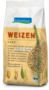 Weizen : Reformhaus Produkt Packshot